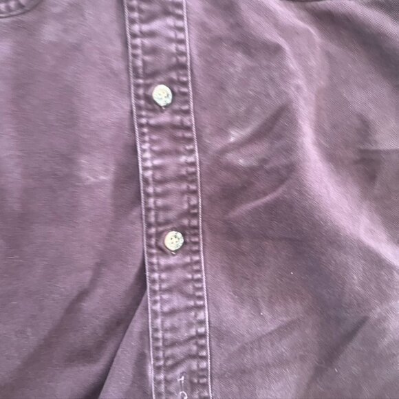 Vintage distressed Carhartt button down / shacket purple Medium - Picture 10 of 12